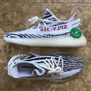 ADIDAS YEEZY BOOST 350 V2 "ZEBRA" size 9